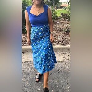 Dainty floral vintage skirt